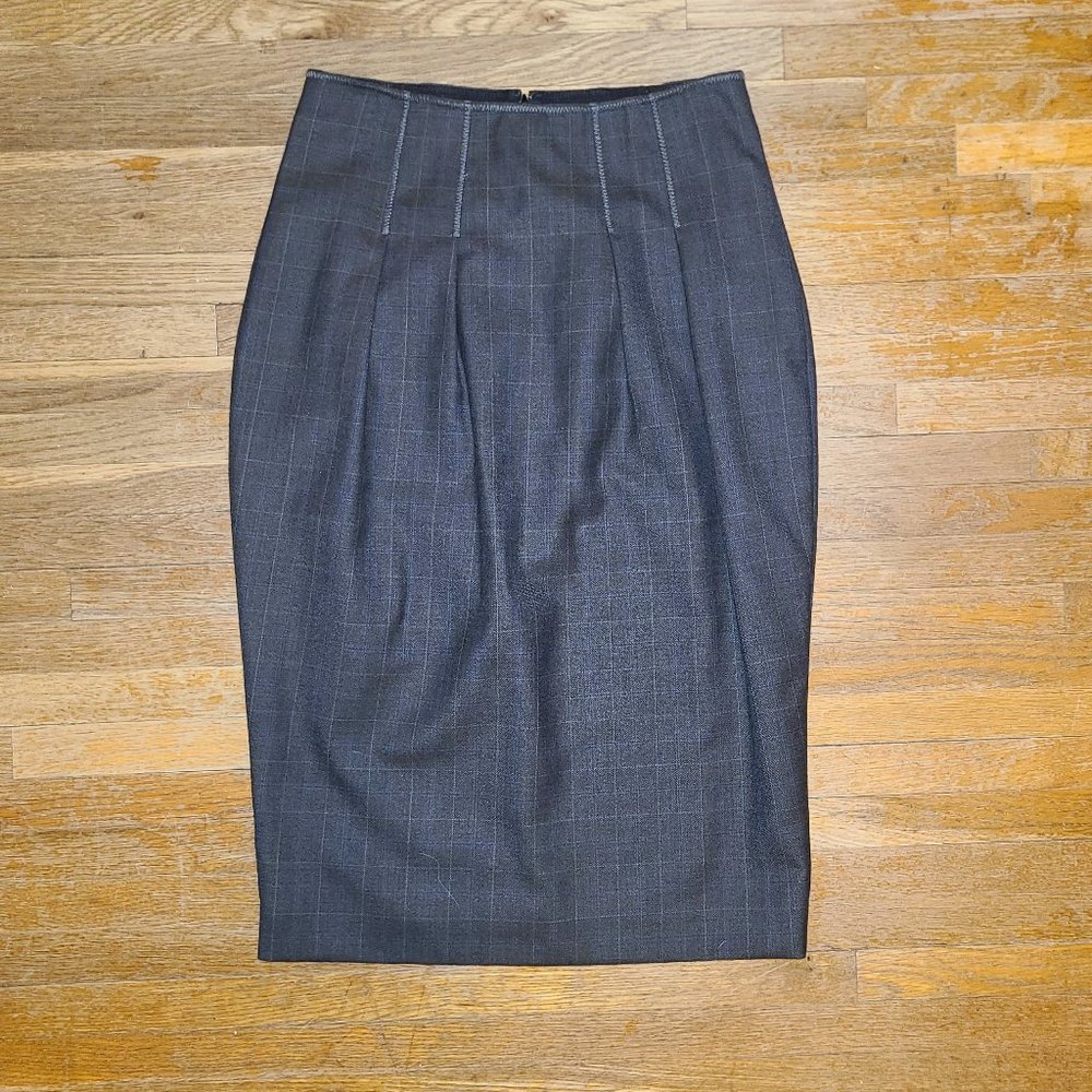 DSQUARED2 Lana Wool Pencil Skirt, Size 42 IT, 6 US